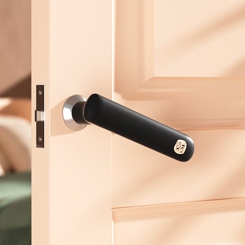 Protector din silicon al mânerului ușii, acoperire anti-static și anti-coliziune pentru dormitor, baie și ușă de intrare