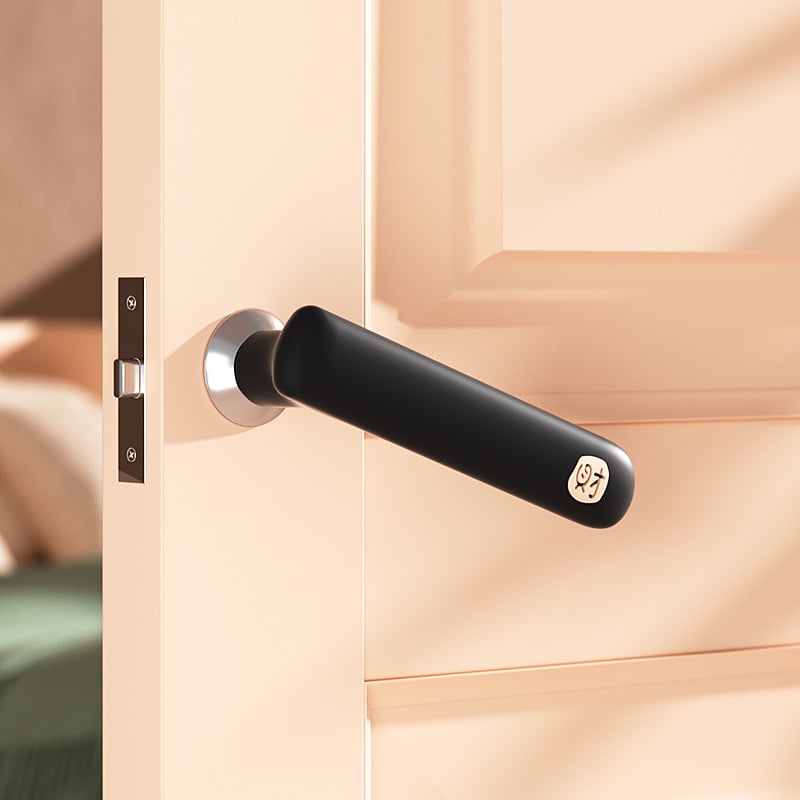Protector din silicon al mânerului ușii, acoperire anti-static și anti-coliziune pentru dormitor, baie și ușă de intrare