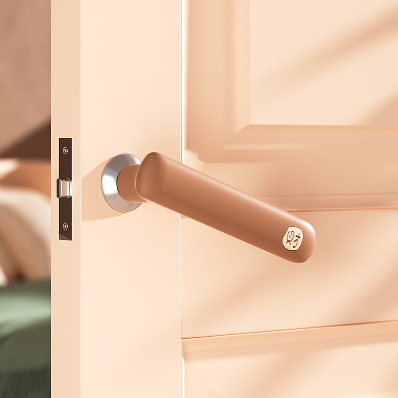 Protector din silicon al mânerului ușii, acoperire anti-static și anti-coliziune pentru dormitor, baie și ușă de intrare