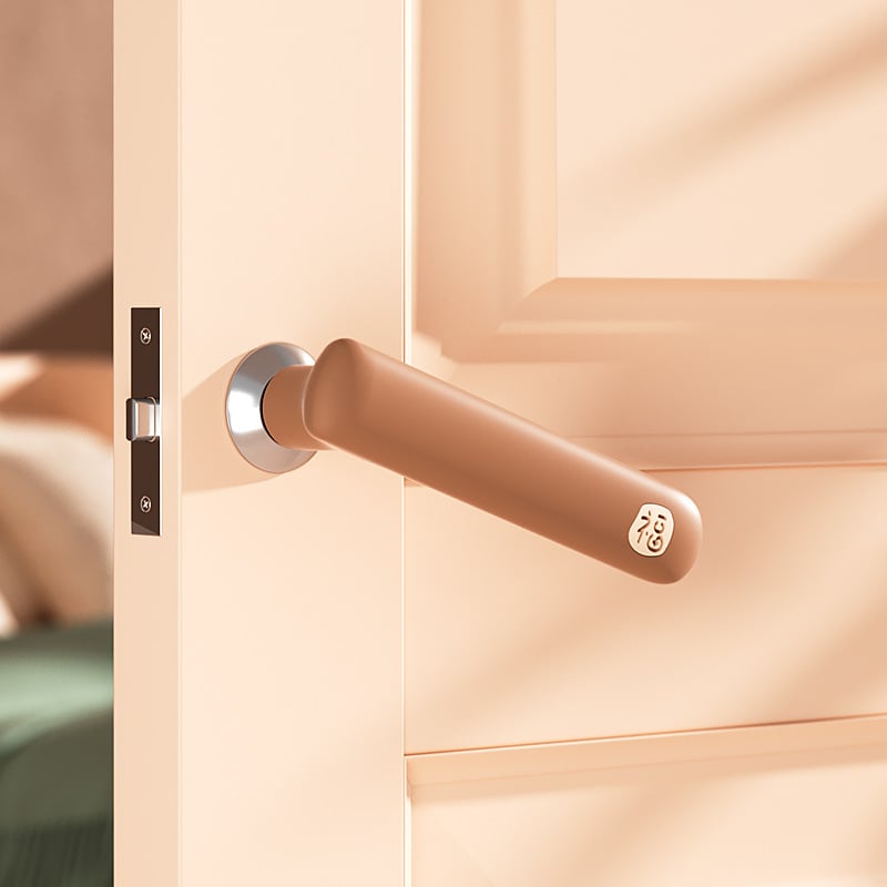 Protector din silicon al mânerului ușii, acoperire anti-static și anti-coliziune pentru dormitor, baie și ușă de intrare
