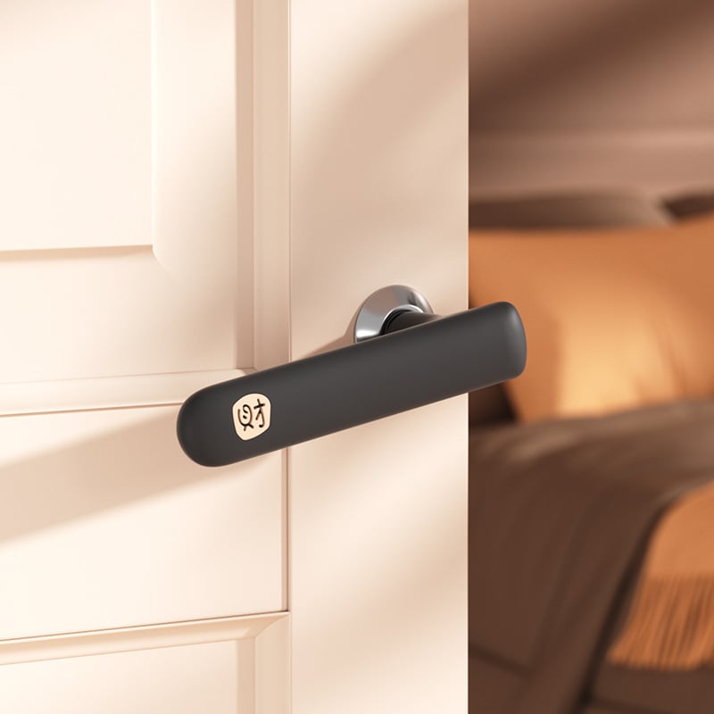 Protector din silicon al mânerului ușii, acoperire anti-static și anti-coliziune pentru dormitor, baie și ușă de intrare