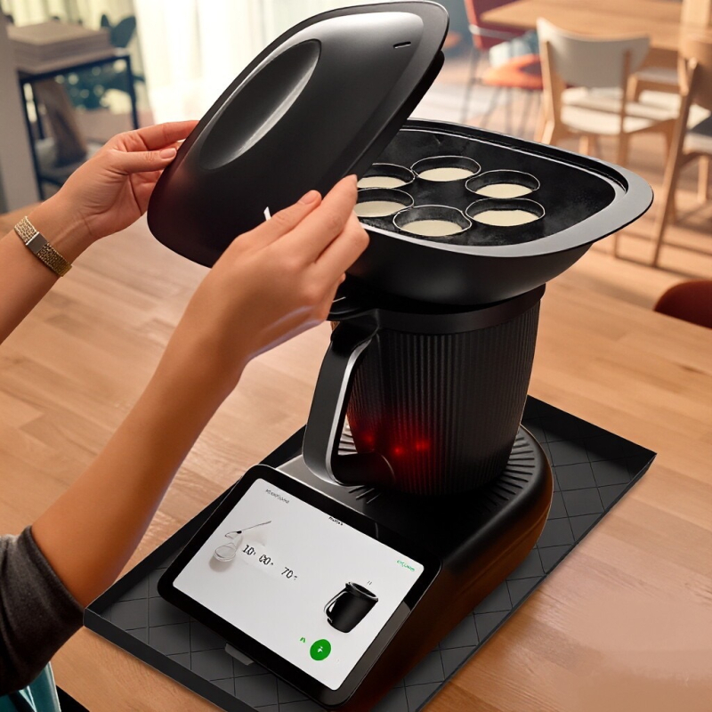 TM7 covoraș din silicon pentru blat de bucătărie – suport pentru robot de bucătărie și aparat de cafea, lavabil