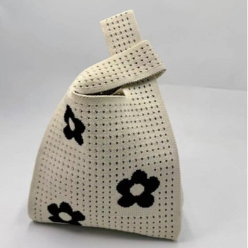 Ženska pletena crossbody torba, mala, originalni dizajn za proljeće i jesen