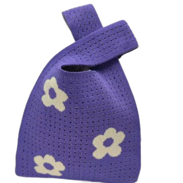 Ženska pletena crossbody torba, mala, originalni dizajn za proljeće i jesen