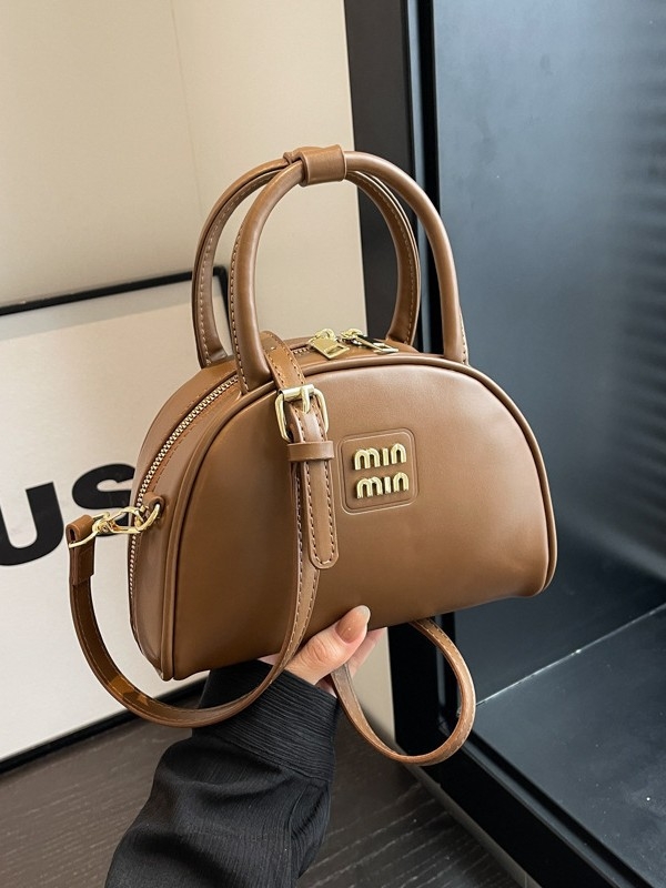 Ženska torbica u retro stilu, oblik školjke, mala, PU materijal, s ručkom i naramenicom za crossbody