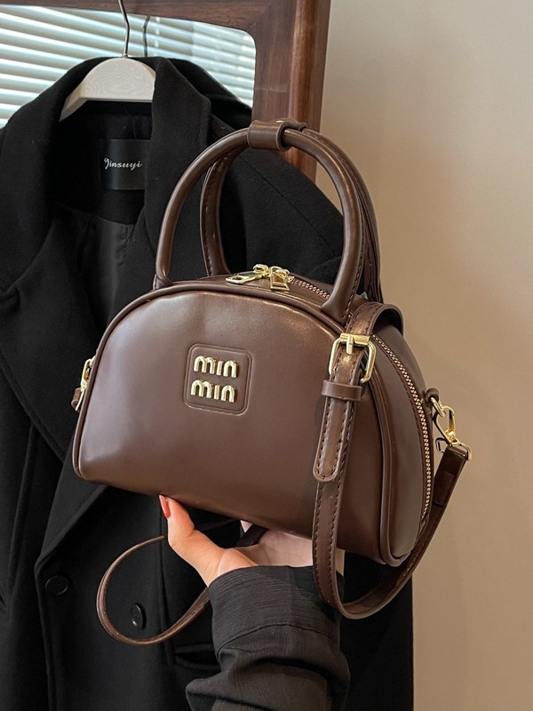 Ženska torbica u retro stilu, oblik školjke, mala, PU materijal, s ručkom i naramenicom za crossbody