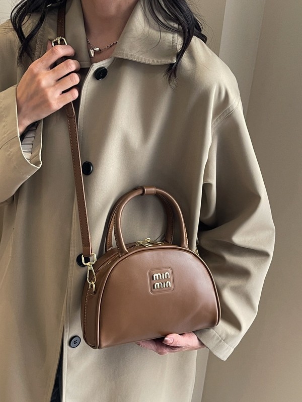 Ženska torbica u retro stilu, oblik školjke, mala, PU materijal, s ručkom i naramenicom za crossbody