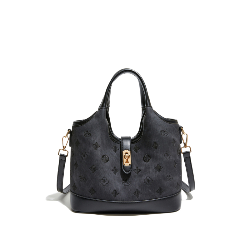 Luksuzna bucket torba, svestrana za nošenje preko ramena ili crossbody, retro dizajn za dnevne izlaske i putovanja