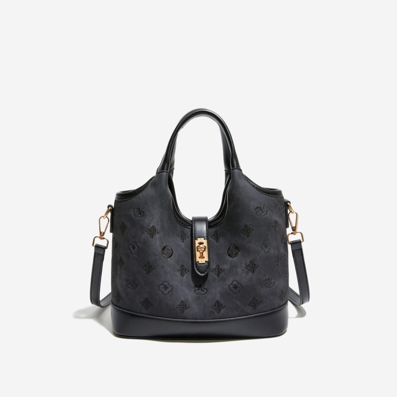 Luksuzna bucket torba, svestrana za nošenje preko ramena ili crossbody, retro dizajn za dnevne izlaske i putovanja