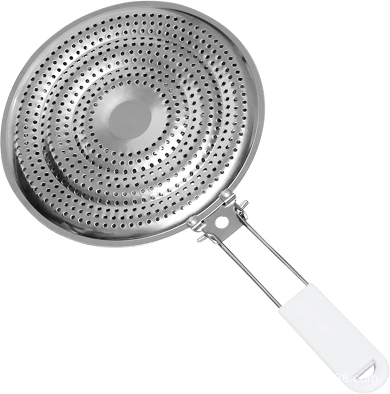 Covoraș din oțel inoxidabil pentru oale, strat izolator și conductor de căldură, bază rotundă cu două straturi, accesoriu de bucătărie