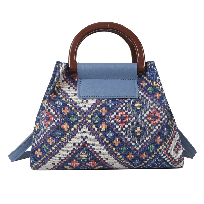 PU kožna torba-vedro s kariranim uzorkom, stilna dnevna torba za rame i crossbody