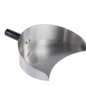 Spatulă de grătar din oțel inoxidabil cu tavă pentru carne, ustensilă de grătar exterior, stil Orientul Mijlociu, dimensiuni 22.5 × 17.5 × 80