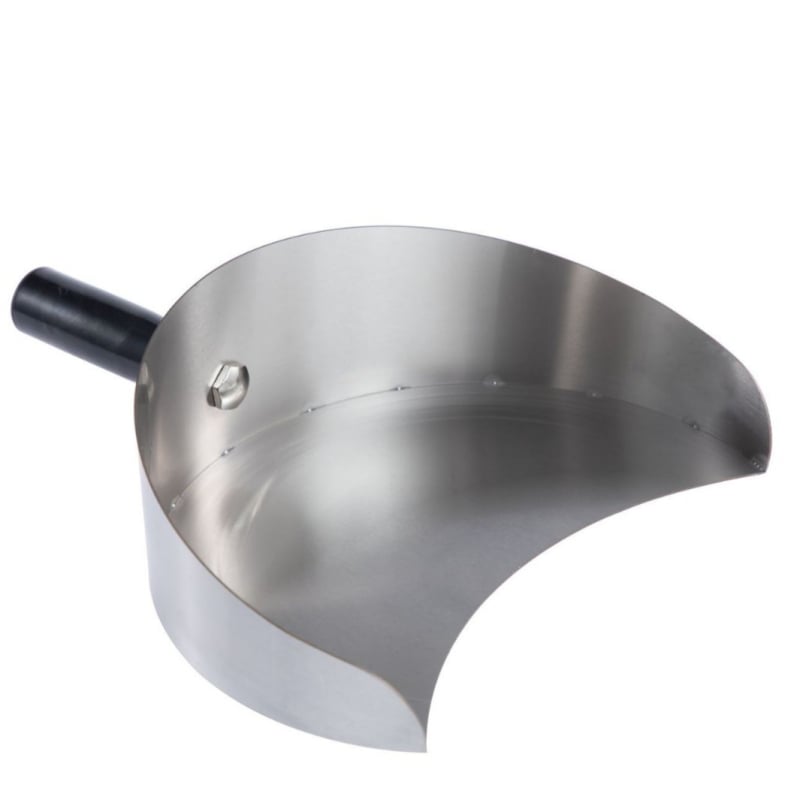 Spatulă de grătar din oțel inoxidabil cu tavă pentru carne, ustensilă de grătar exterior, stil Orientul Mijlociu, dimensiuni 22.5 × 17.5 × 80