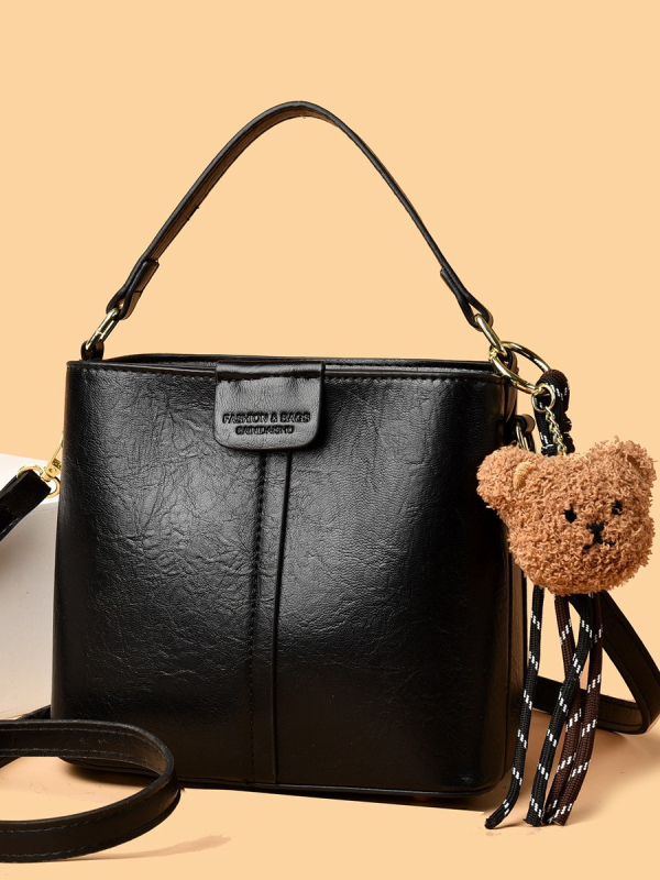 Ženska bucket torba, 2025 novi korejski stil, svestrana torba za ramena, velika kapaciteta, retro crossbody dizajn