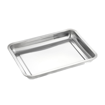 Tavă perforată din oțel inoxidabil, dreptunghiulară, 60x40x4.8 cm, tavă de abur pentru orez în cantină, tigaie de grătar dreptunghiulară