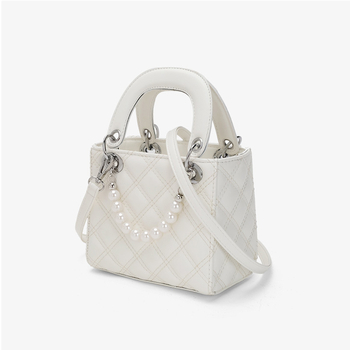 PU mala kvadratna crossbody torba, unisex dizajn, inspirirano Princezom Dianom, proljeće 2025