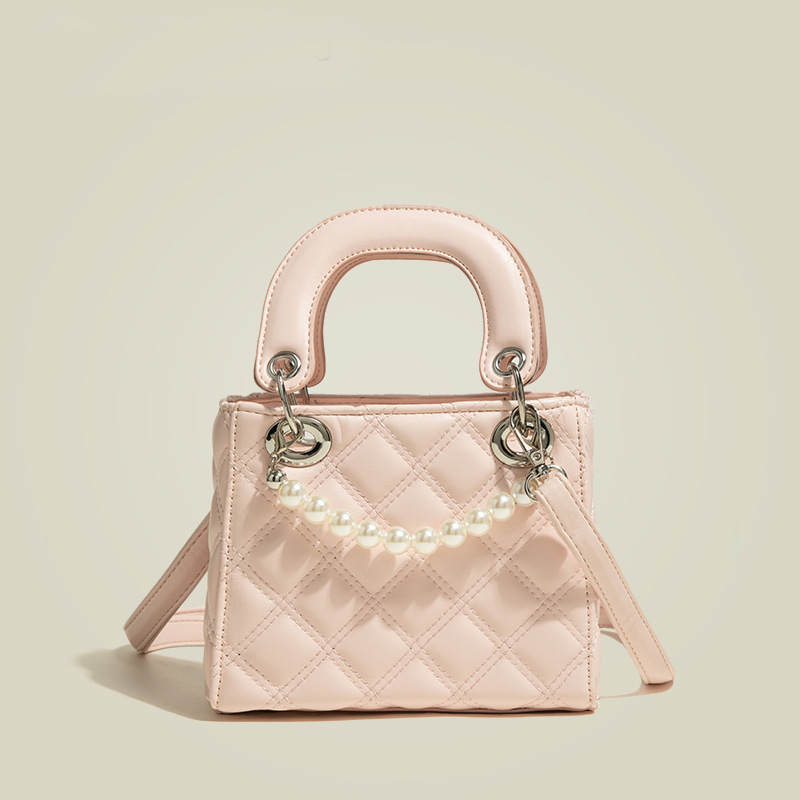 PU mala kvadratna crossbody torba, unisex dizajn, inspirirano Princezom Dianom, proljeće 2025