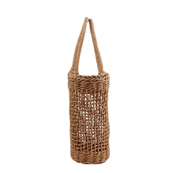 Francuska retro umjetnička slamnata torba, ručno pletena, velika kapaciteta, za nošenje preko ramena, odmor na moru, ženska torba