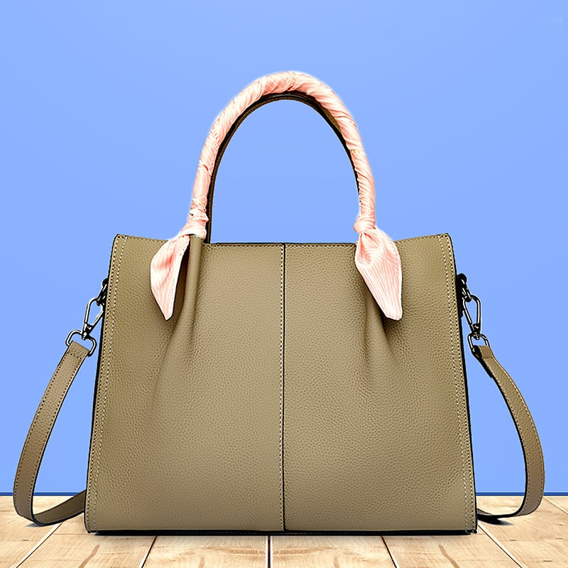 Ženska torbica od prave kože, luksuznog izgleda, velika zapremina, stil Princeze Diane, kožna crossbody torba