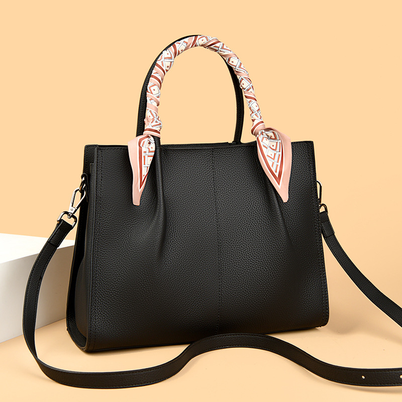 Ženska torbica od prave kože, luksuznog izgleda, velika zapremina, stil Princeze Diane, kožna crossbody torba