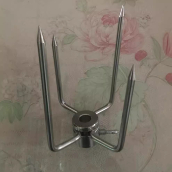 Furculiță de grătar rotativă din oțel inoxidabil, calitate alimentară, accesoriu pentru grătar