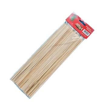 Bețișoare de grătar din bambus, 2,8 mm × 30 cm, unică folosință, pentru frigărui de miel