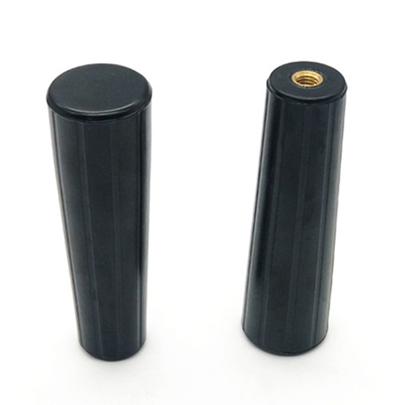 Set de furculițe rotative pentru grătar, cu mâner Bakelite, piuliță din cupru încorporată, M8, rezistent la temperatură, finisaj negru