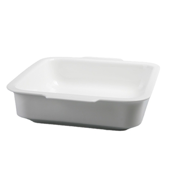 Tavă ceramică pătrată pentru paste și lasagna cu brânză – rezistentă la temperaturi înalte, potrivită pentru cuptor
