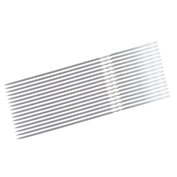 Frigărui din oțel inoxidabil de 2,5 mm, plate și rotunde, pentru frigăruie de miel