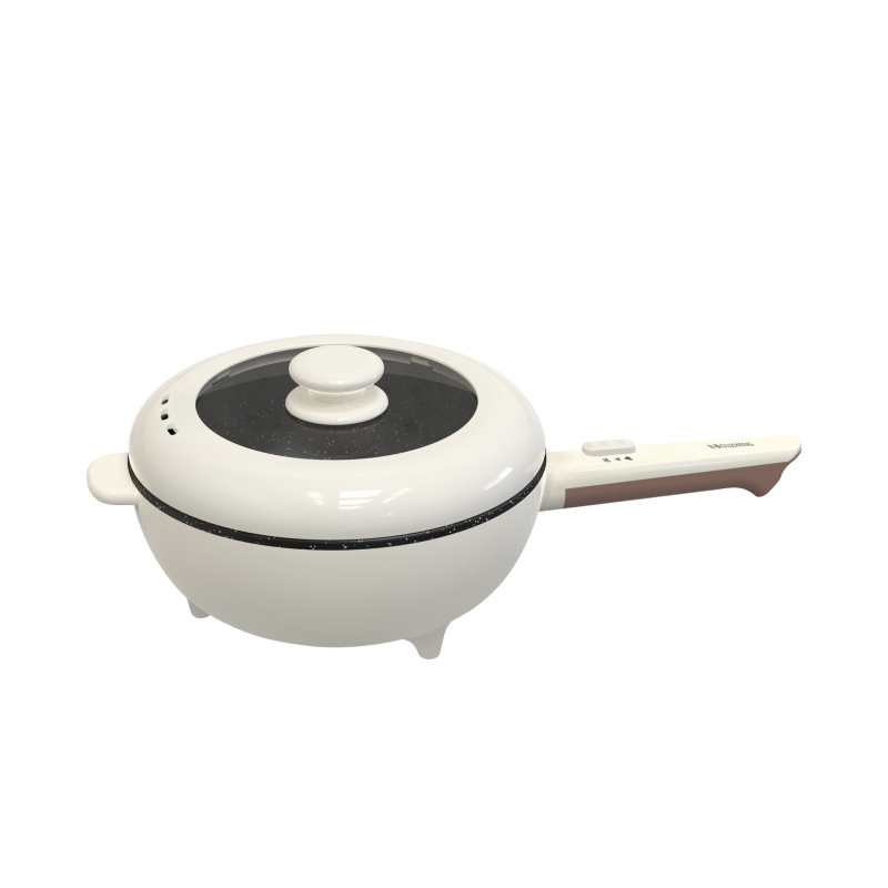 Wok electric all-in-one și oală electrică, 4,5 L, pentru uz casnic