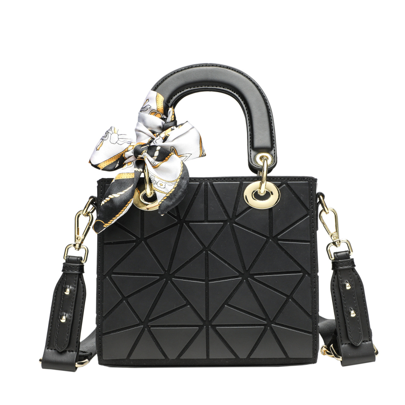 Daffy torba, inspirirana japansko-korejskim stilom, limitirano izdanje 2024., mala elegantna crossbody torba s geometrijskim dijamantnim uzorkom