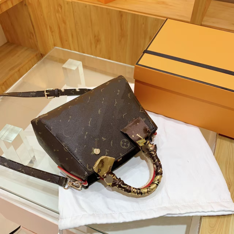 Klasična tote torba, ženska torba preko ramena u stilu cross-border, crossbody torba, torba-kofer, poštarska torba, Mahjong torba