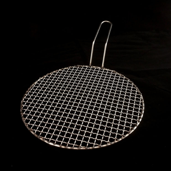 Grilă de barbecue din oțel inoxidabil, cu margine, în formă circulară, în mai multe dimensiuni