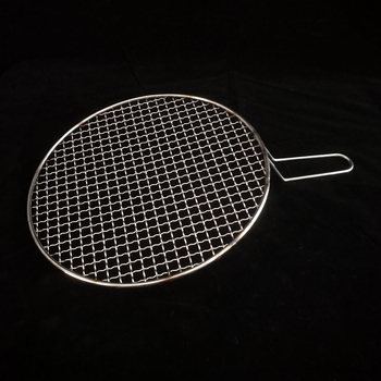 Grilă de barbecue din oțel inoxidabil, cu margine, în formă circulară, în mai multe dimensiuni