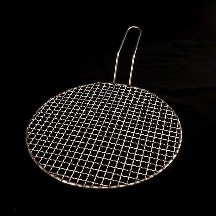 Grilă de barbecue din oțel inoxidabil, cu margine, în formă circulară, în mai multe dimensiuni