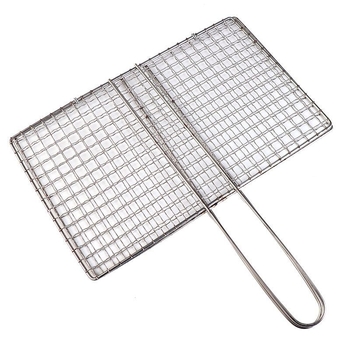 Grilă de grătar din oțel inoxidabil îngroșat, cu grilaj de răcire și plasă pentru scurgerea uleiului