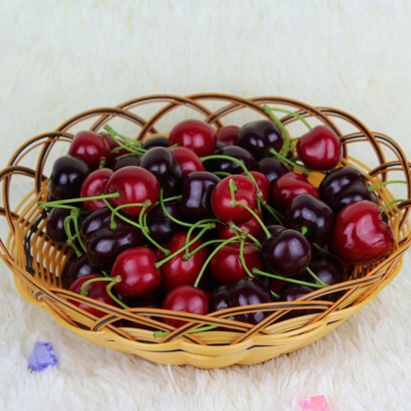 Cireșă Acerola din spumă pentru decor acasă și recuzită fotografică
