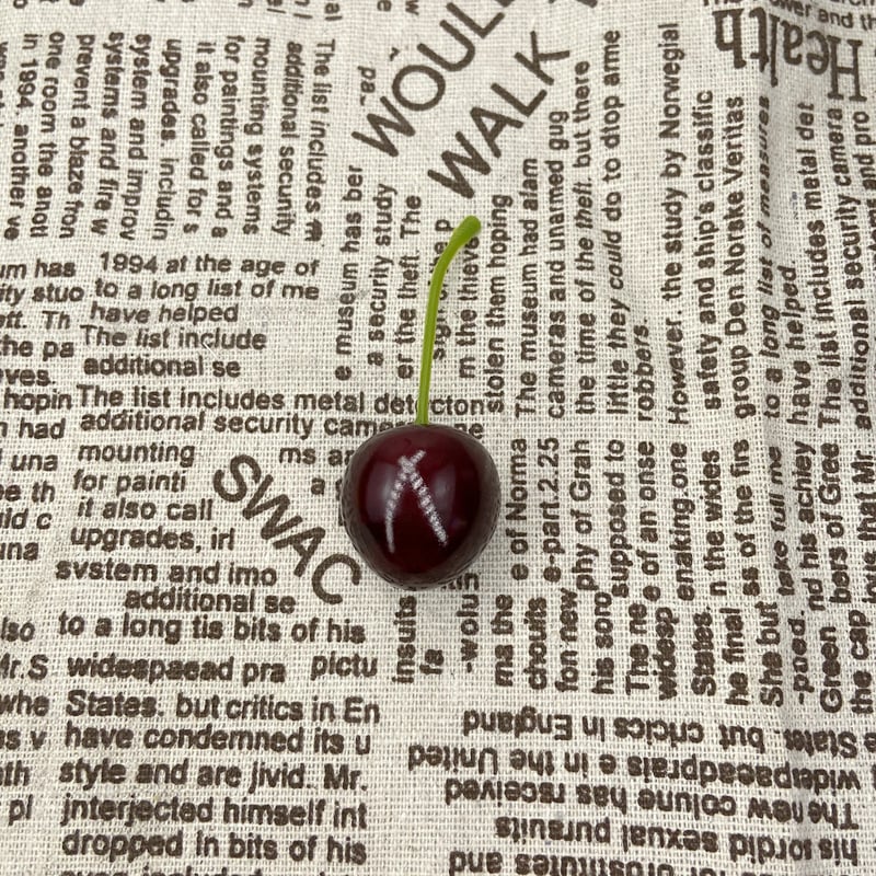 Cireșă Acerola din spumă pentru decor acasă și recuzită fotografică