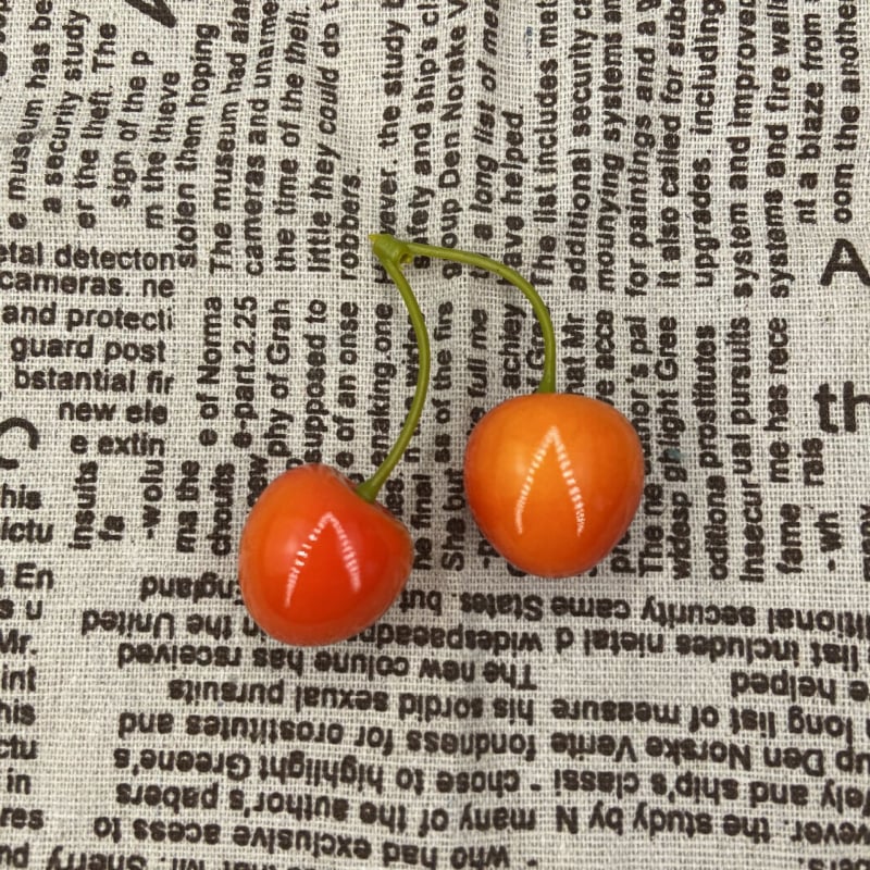 Cireșă Acerola din spumă pentru decor acasă și recuzită fotografică