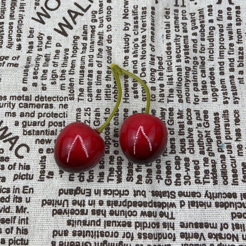 Cireșă Acerola din spumă pentru decor acasă și recuzită fotografică