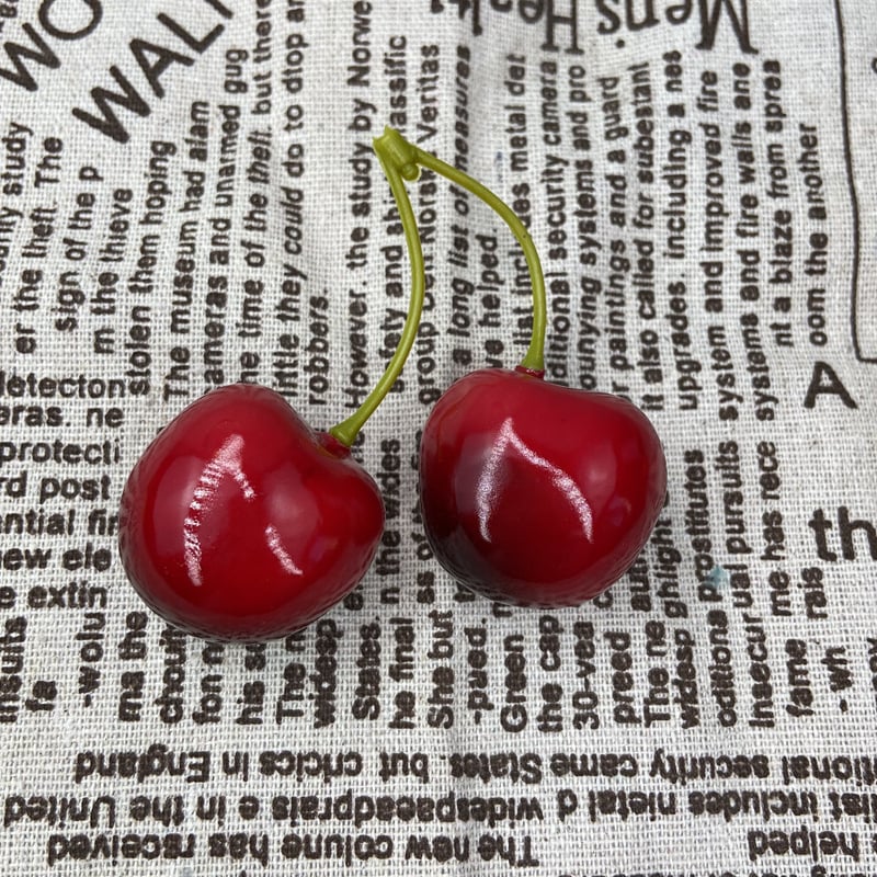 Cireșă Acerola din spumă pentru decor acasă și recuzită fotografică