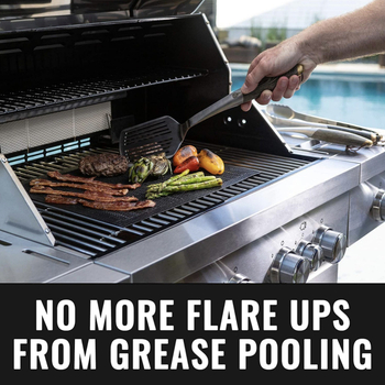 Covoraș de grătar cu plasă din teflon, rezistent la temperaturi înalte
