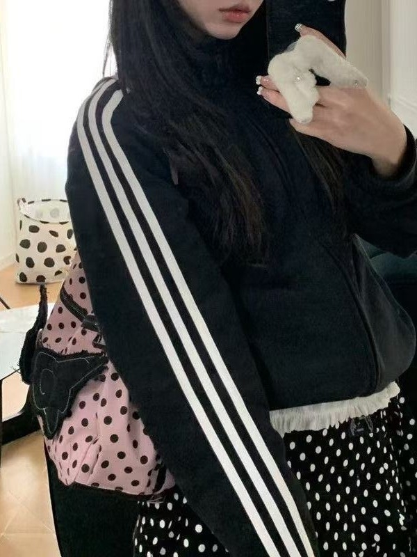 Tote torba s točkicama i krilnim motivom, velika kapaciteta, korejskog stila, svestrana za ramenu ili crossbody za svakodnevne izlaske