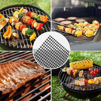 Covoraș de coacere din fibră de sticlă, PTFE antiaderent, plasă pentru grill, rezistent la temperaturi înalte