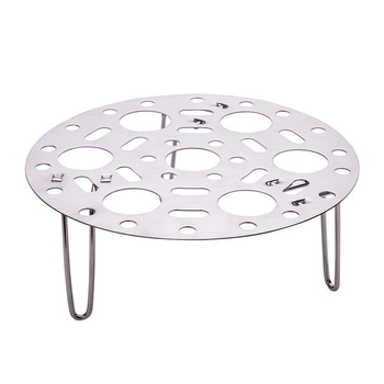 Raft de abur din oțel inoxidabil pentru ouă, rotund, pliabil, accesorii pentru gătit acasă, cu picioare înalte