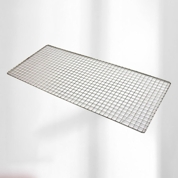 Plasă din oțel inoxidabil pentru grătar, cu plasă pentru pește, clipsuri și grilă, electroplacare îngroșată