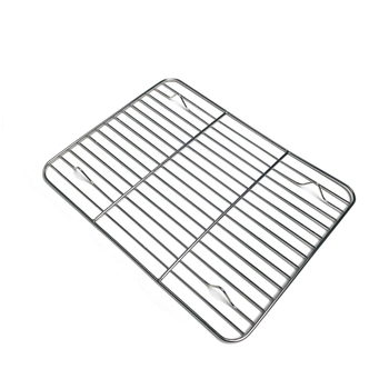 Raft pentru tavă de cuptor din oțel inoxidabil 304, cu picioare, portabil pentru interior, plasă multifuncțională de drenaj a uleiului pentru grătar