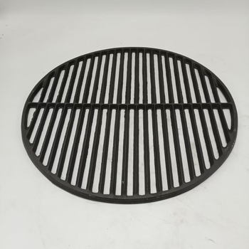 Placă grill rotundă din fontă, fără strat de acoperire, antiaderentă pentru grătar și kebab