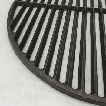 Placă grill rotundă din fontă, fără strat de acoperire, antiaderentă pentru grătar și kebab