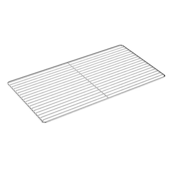 Plasă de grătar din oțel inoxidabil, dreptunghiulară, cu benzi groase, raft pentru cuptor, detașabilă, ușor de curățat, neacoperită